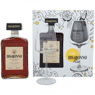 AMARETTO DISARONNO 0.70L 28% + 1 POHÁR GB (darčekové balenie 1 pohár)