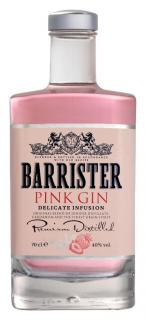 BARRISTER PINK GIN 0.70L 40% (čistá fľaša)