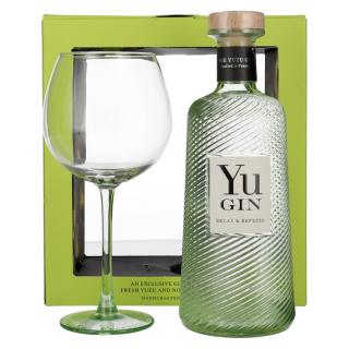 GIN YU REFRESH&RELAX 0.70L 43% + POHÁR (darčekové balenie 1 pohár)