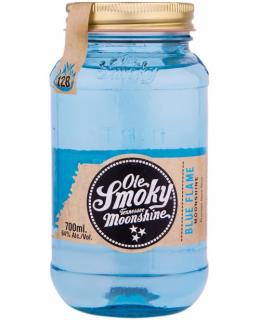 OLE SMOKY BLUE FLAME WHISKY 0.50L 64% (čistá fľaša)