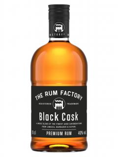 THE RUM FACTORY BLACK CASK 0.70L 40% (čistá fľaša)
