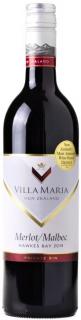 VÍNO VILLA MARIA MERLOT-MALBEC 0.75L 13.5% (čistá fľaša)