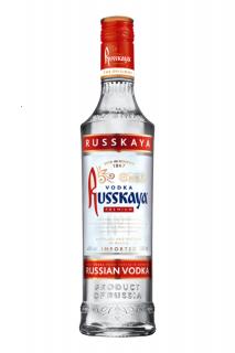 VODKA RUSSKAYA 0.70L 40% (čistá fľaša)
