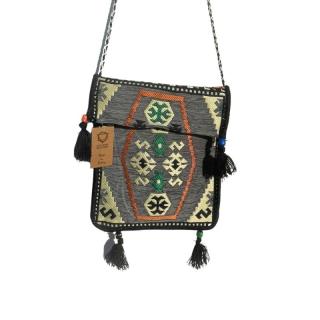 Kilim Festivalová Taška - Svetlo Šedá