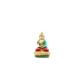 Mosadzná Soška Budhu - Amitabha - 9.5 cm
