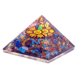 Orgonitová Pyramída - Om Chakra - 70 mm