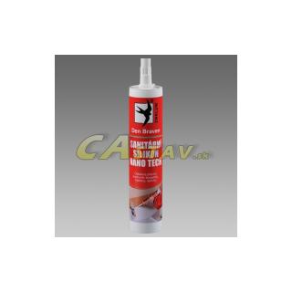 DEN BRAVEN sanitárny silikon 310ml Red line biely 5964