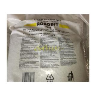 Studená obaľovaná asfaltová zmes ROADBIT 25kg ( alternativa. Canader mix) 2745
