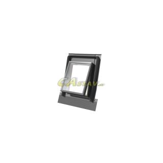 Výlez Fenstro šedý – 45x73 cm    intergované lemovanie ROOFLITE IC594