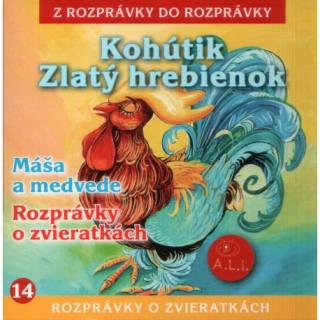 Kohútik Zlatý hrebienok - Edicia Z rozprávky do rozprávky karton