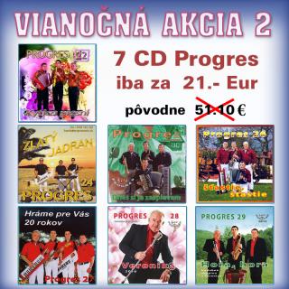 Vianočná akcia 2. 7CD Progres