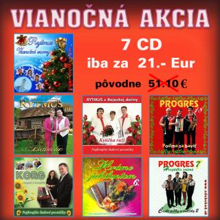 VIANOČNÁ AKCIA 7CD