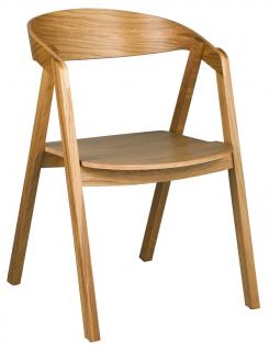 Celodrevená stolička GURU/L DUB