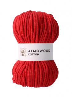 Atmowood cotton 5 mm - červená