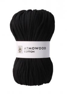 Atmowood cotton 5 mm - čierna