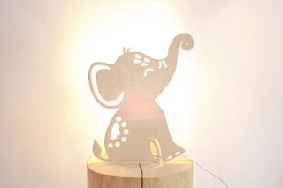 Detská nástenná lampička - slon