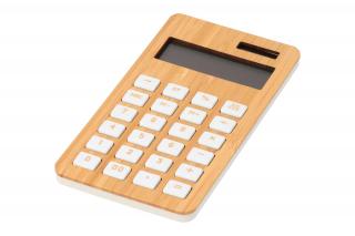 Drevená bambusová kalkulačka
