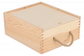 Drevená krabička na 4 medy