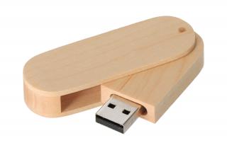 Drevený USB disk prírodný 32GB