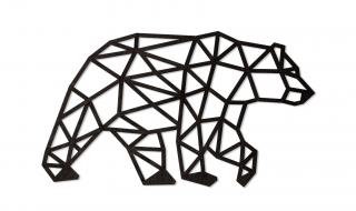 Nástenné drevené puzzle - Medveď