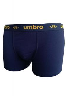 Pánske boxerky Umbro 716 tm.modrá/žltá