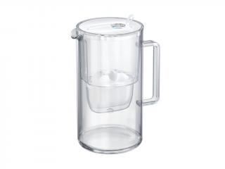Filtračná kanvica Aquaphor Glass biela 2,5L