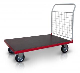 Plošinový vozík 1 x madlo so sieťou 500 kg PROFI 52608-21 Rozměry (mm): 600 x 1000