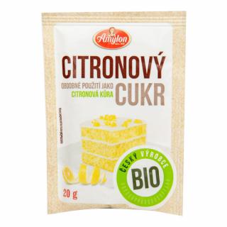 Cukor citrónový 20 g BIO   AMYLON