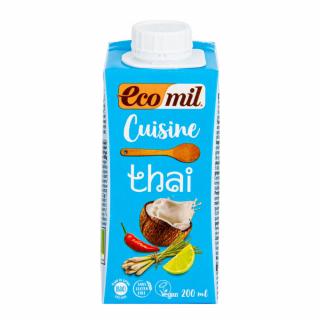 Krém kokosový na varenie Thai 14 % tuku 200 ml BIO   ECOMIL