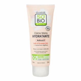 Krém na ruky hydratačný s oslím mliekom 75 ml BIO   SO’BiO étic