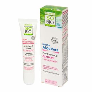 Krém okolo očí upokojujúci Aloe Vera 15 ml BIO   SO’BiO étic