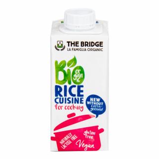 Krém ryžový na varenie 7 % tuku 200 ml BIO   THE BRIDGE