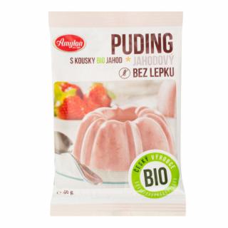 Puding jahodový bezlepkový 40 g BIO   AMYLON