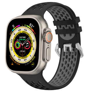 Cubenest Sportovní řemínek na Apple Watch , Barva Černo-šedá