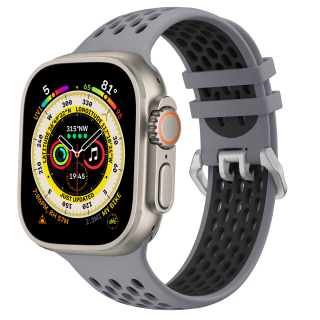 Cubenest Sportovní řemínek na Apple Watch , Barva Šedo-černá