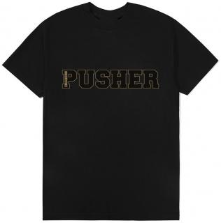 Pusher Bearings - Academik Tee Black Veľkosť: M