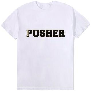 Pusher Bearings - Academik Tee White Veľkosť: XL