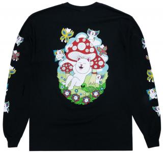 RIPNDIP - Promised Land Long Sleeve BLACK Veľkosť: M