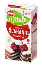 Rajo VITALA krém na šľahanie sladený 500ml (MEGGLE)