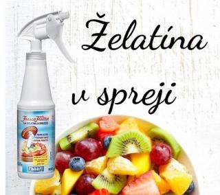 Želatína v spreji FrescaFrutta - 680ml s rozprašovačom