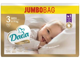 Dada JUMBO BAG Extra Care 3, Midi 4-9 kg 96 ks