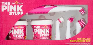 The Pink Stuff zázračný čistiaci set ele. kefka 4x nadstavce 2xpasta 500g