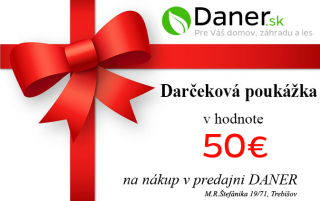 Darčekový poukaz 50€ (Darčekový kupón)