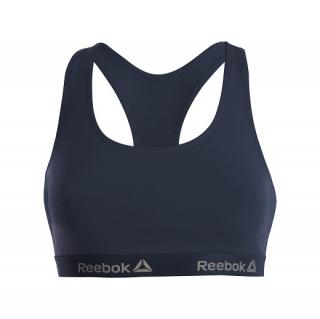 Dámska športová podprsenka, športový top REEBOK tmavo modrý, veľ. S