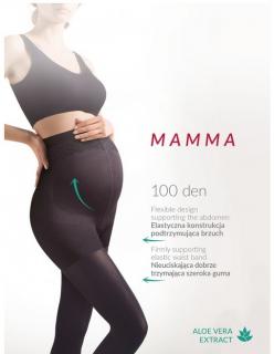 Dámske tehotenské pančuchy GABRIELLA MAMMA 174, 3-M, Nero, 100 DEN