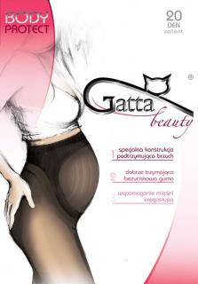 Dámske tehotenské pančuchy GATTA Body Protect, 2-S, Beige, 20 DEN