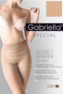 Dámske zoštíľujúce pančuchy GABRIELLA Secret Shaper 717, 20 DEN, 2-S, Melisa