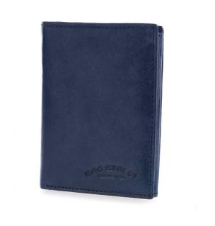 Pánska kožená peňaženka Bag Street 521 tmavo modrá
