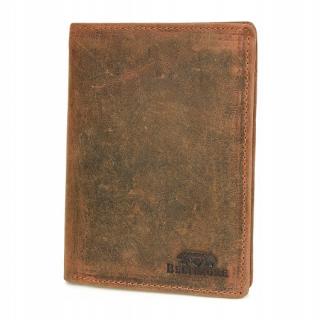 Pánska kožená RFID peňaženka Beltimore R82 vintage, hnedá