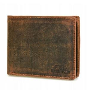 Pánska kožená RFID peňaženka Beltimore R84 vintage, hnedá